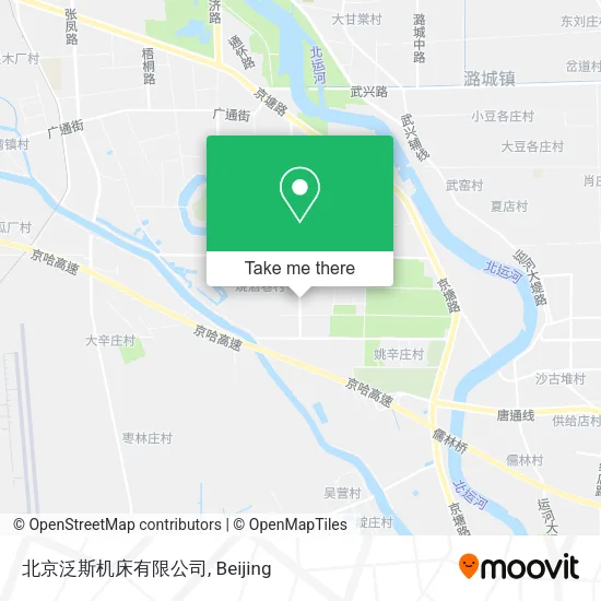 北京泛斯机床有限公司 map