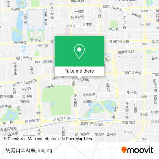 瓷器口羊肉串 map