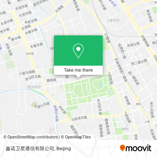 鑫诺卫星通信有限公司 map