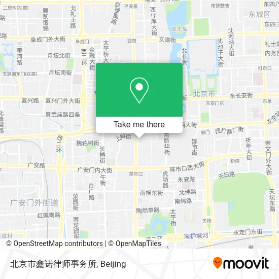 北京市鑫诺律师事务所 map