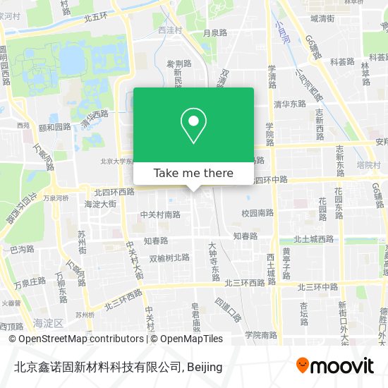 北京鑫诺固新材料科技有限公司 map