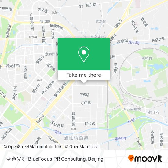 蓝色光标 BlueFocus PR Consulting map