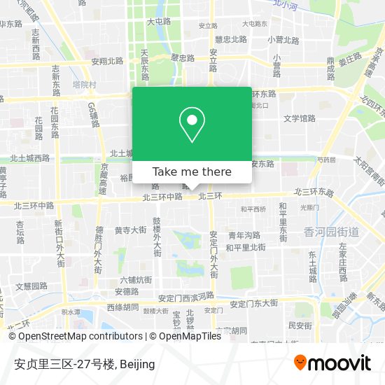安贞里三区-27号楼 map