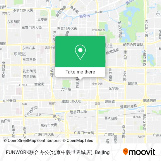 FUNWORK联合办公(北京中骏世界城店) map