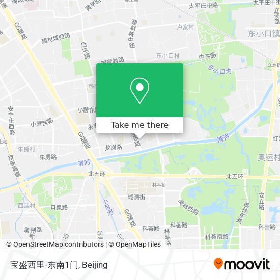 宝盛西里-东南1门 map