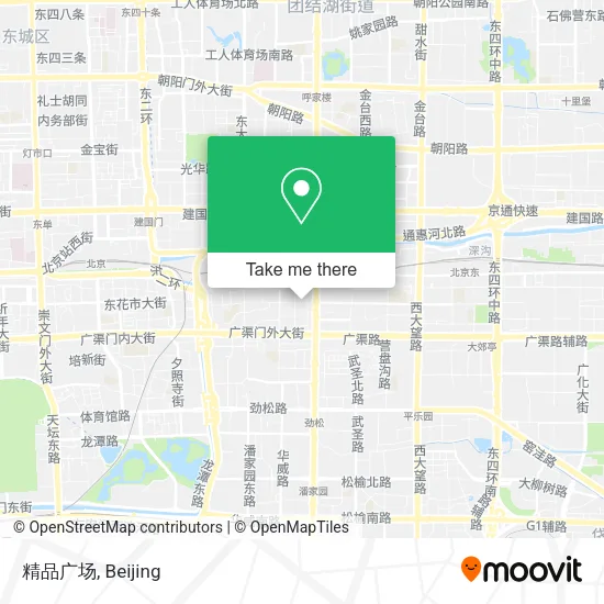 精品广场 map