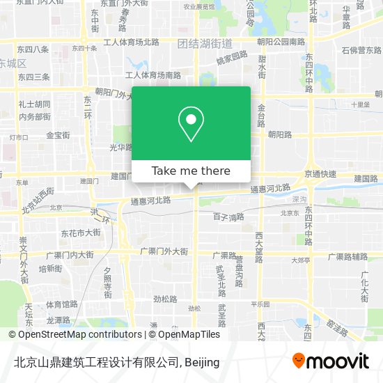 北京山鼎建筑工程设计有限公司 map