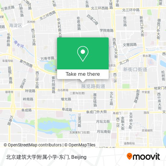 北京建筑大学附属小学-东门 map