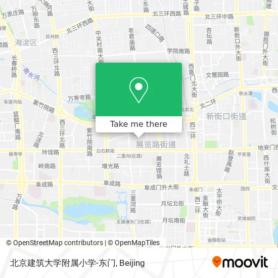 北京建筑大学附属小学-东门 map