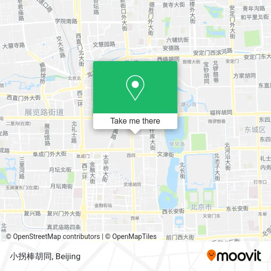 小拐棒胡同 map