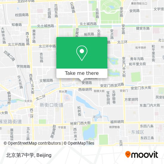北京第7中学 map