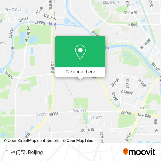 千禧门窗 map