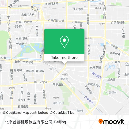 北京首都机场旅业有限公司 map