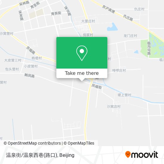 温泉街/温泉西巷(路口) map