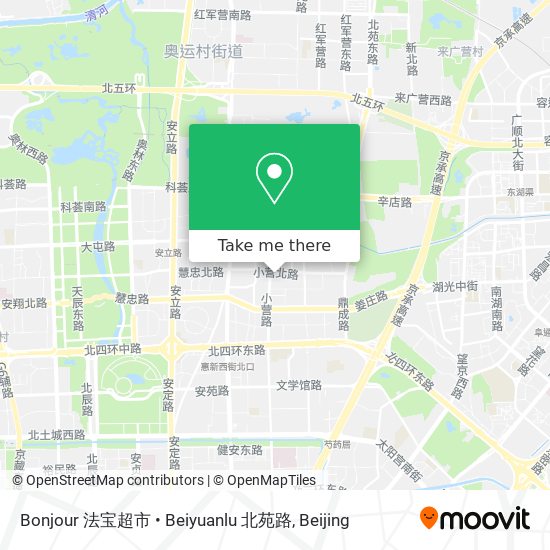 Bonjour 法宝超市 • Beiyuanlu 北苑路 map