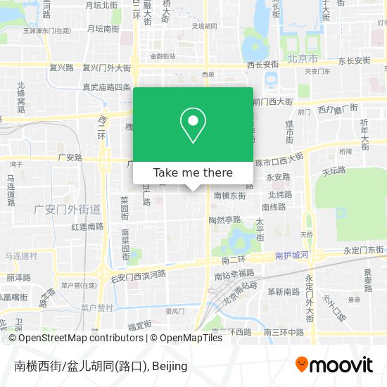 南横西街/盆儿胡同(路口) map