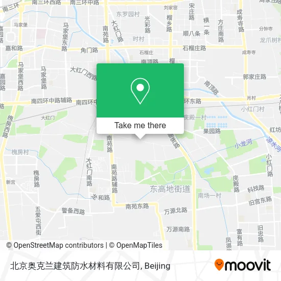 北京奥克兰建筑防水材料有限公司 map