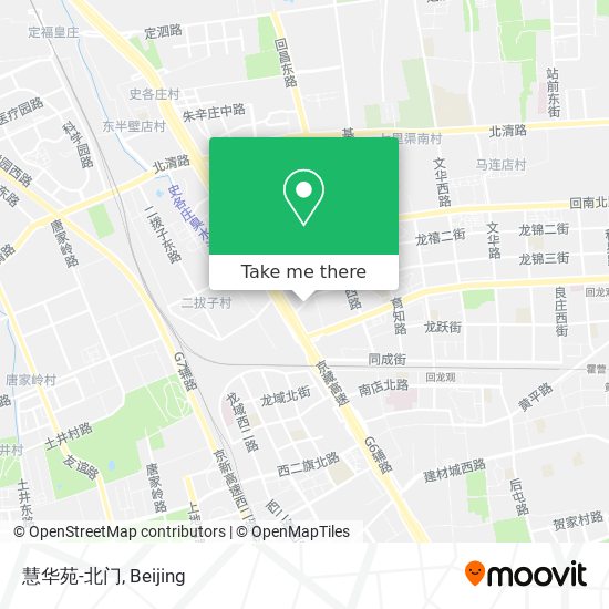 慧华苑-北门 map
