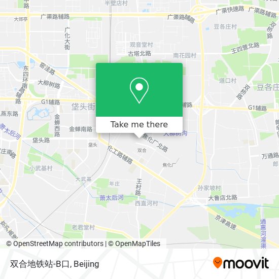 双合地铁站-B口 map