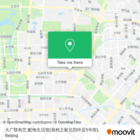 大广联布艺·配饰生活馆(居然之家北四环店5号馆) map