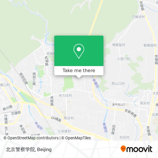 北京警察学院 map