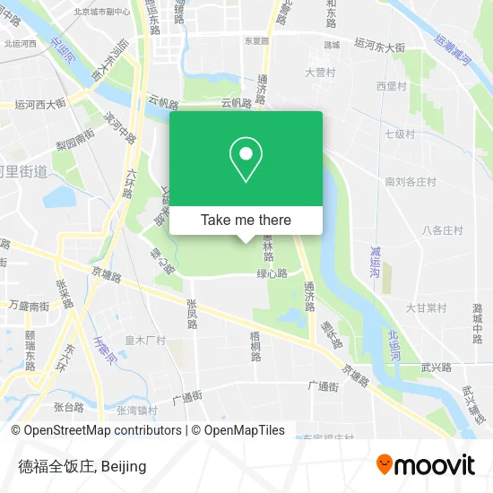 德福全饭庄 map