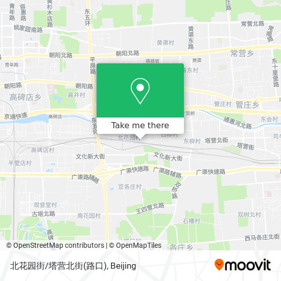 北花园街/塔营北街(路口) map