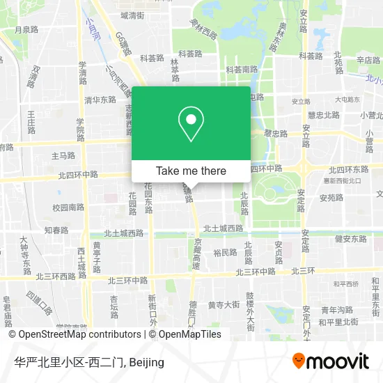 华严北里小区-西二门 map