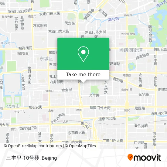 三丰里-10号楼 map