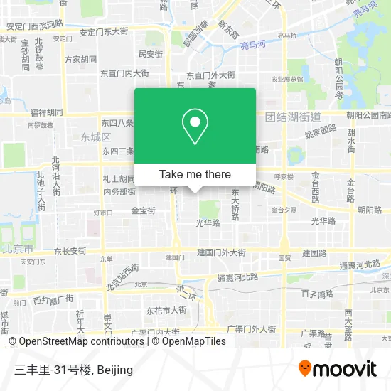 三丰里-31号楼 map