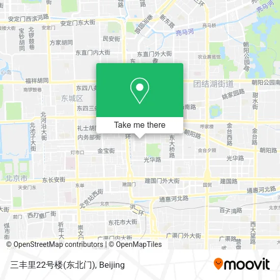 三丰里22号楼(东北门) map