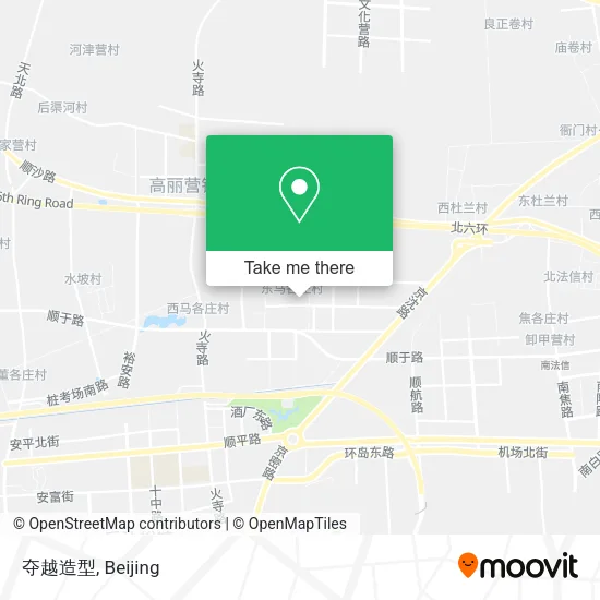 夺越造型 map