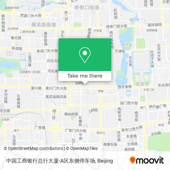 中国工商银行总行大厦-A区东侧停车场 map