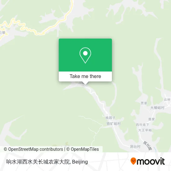响水湖西水关长城农家大院 map