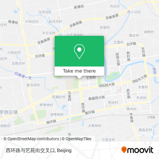 西环路与艺苑街交叉口 map
