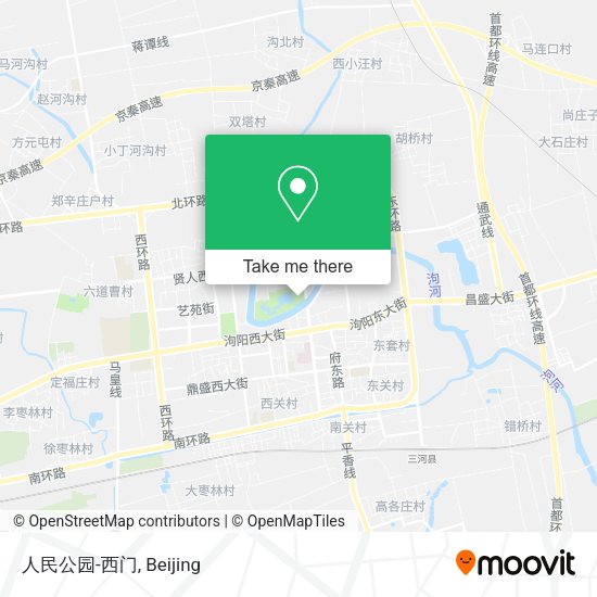 人民公园-西门 map