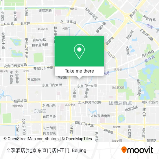 全季酒店(北京东直门店)-正门 map