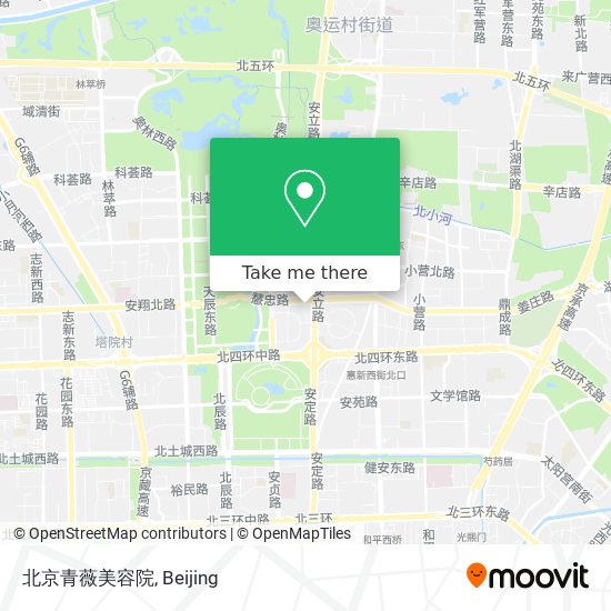 北京青薇美容院 map
