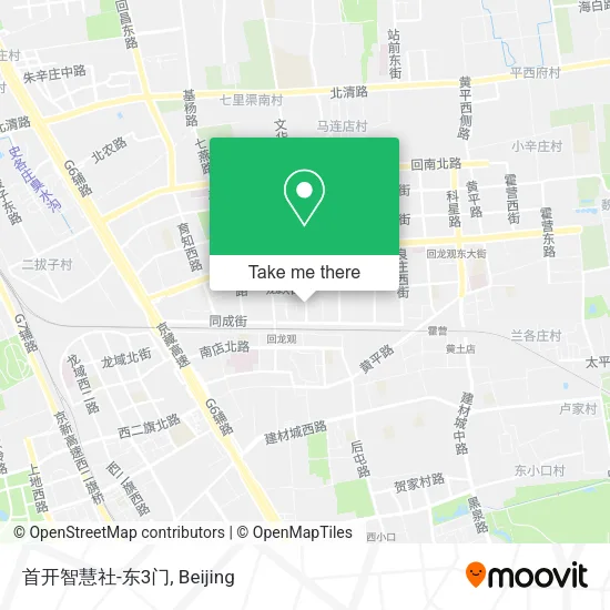 首开智慧社-东3门 map