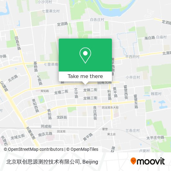 北京联创思源测控技术有限公司 map