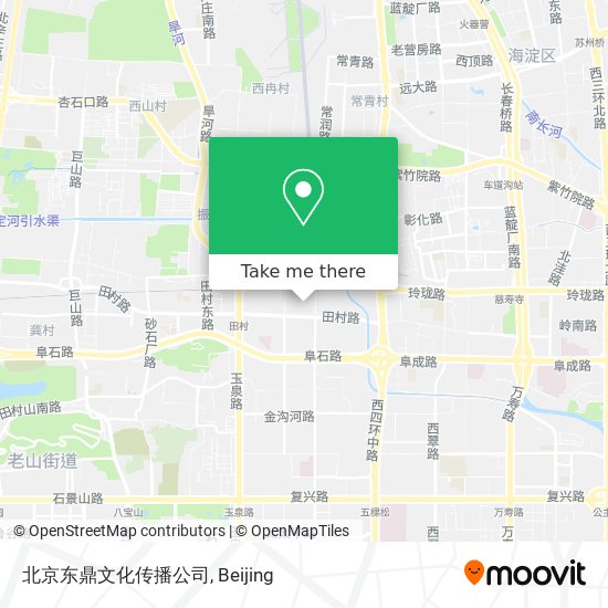 北京东鼎文化传播公司 map