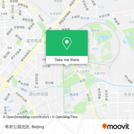 将府公园北区 map