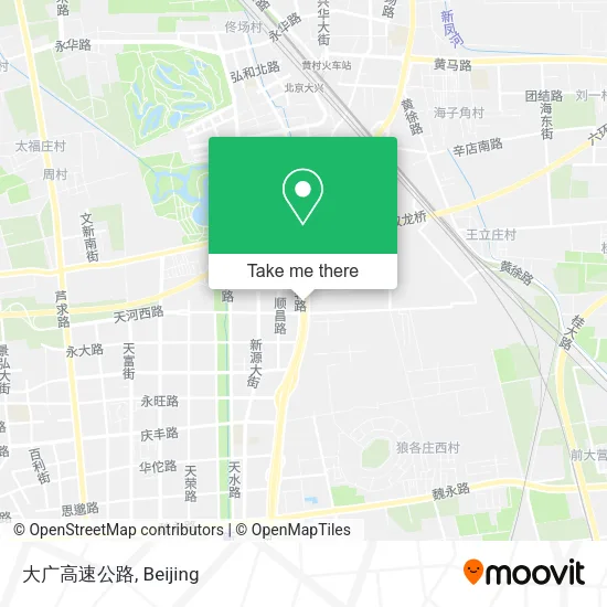 大广高速公路 map