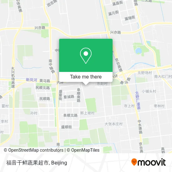 福音干鲜蔬果超市 map