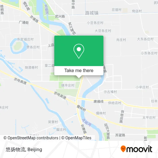 悠扬物流 map