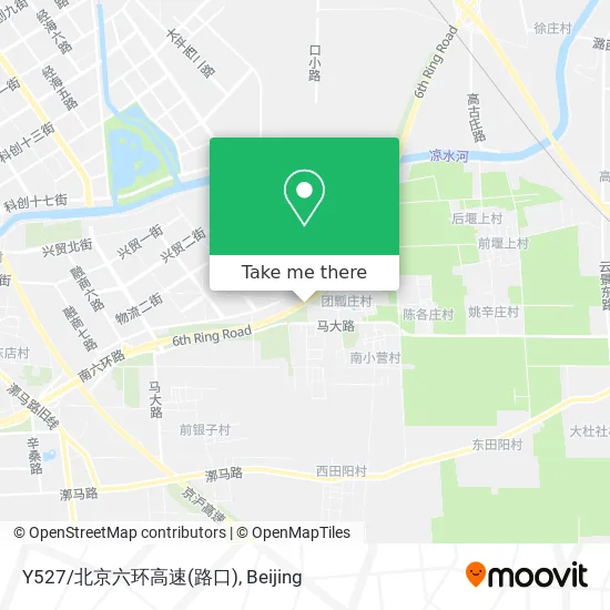 Y527/北京六环高速(路口) map