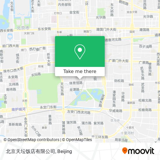 北京天坛饭店有限公司 map