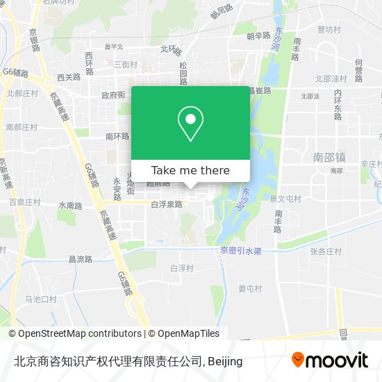 北京商咨知识产权代理有限责任公司 map