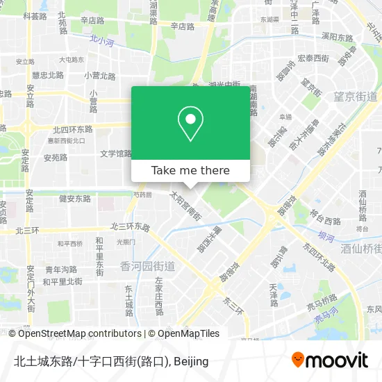 北土城东路/十字口西街(路口) map