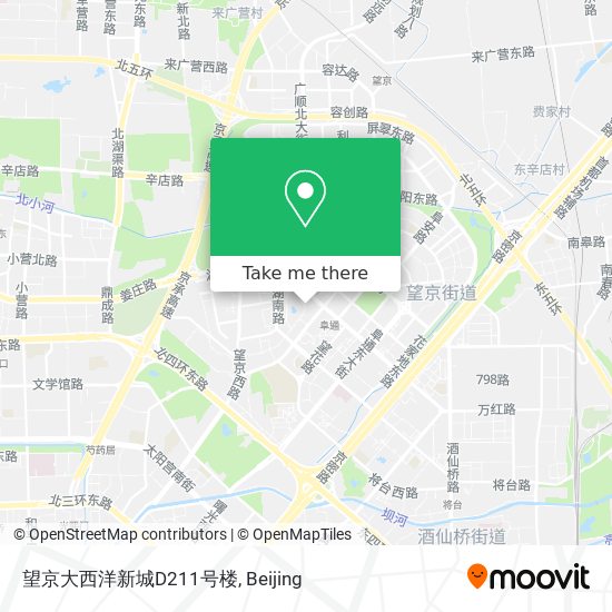 望京大西洋新城D211号楼 map